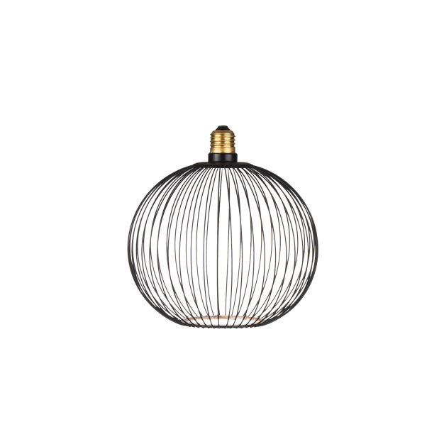 Segula Floating Globe Filo LED - Ø 18 cm - E27 - 5W dimbaar - 2200K - zwart