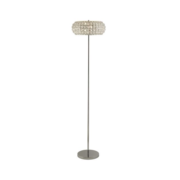 Searchlight Marilyn - staanlamp - Ø 37 x 151 cm - chroom