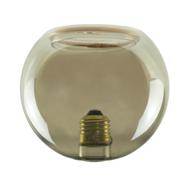 Segula LED lamp - Floating Globe Inside - Ø 12,5 x 11,5 cm - E27 - 5,2W dimbaar - 1900K - gerookt