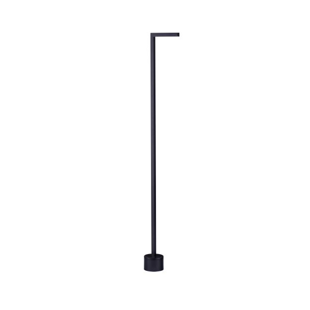 Nova Luce Pipe - tuinpaal - 11 x 94,5 cm - 5W LED incl. - IP65 - zandzwart