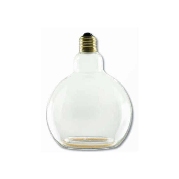 Segula LED lamp - Floating Globe - Ø 12,5 x 16,5 cm - E27 - 6,2W dimbaar - dim to warm 2000 tot 2700K - transparant