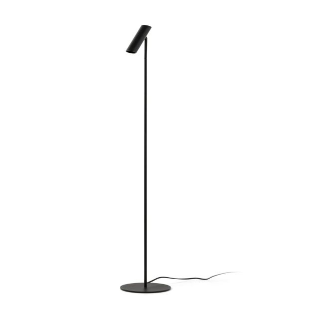 Faro Leo - staanlamp - Ø 20 x 115,5 cm - 3,5W LED incl. - mat zwart