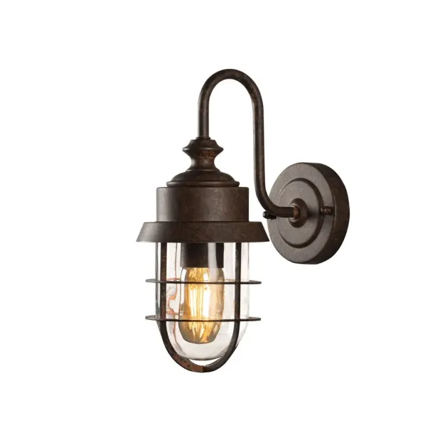 Konstsmide Cerignola - buiten wandlamp - 14 x 31 x 21,5 cm - IP44 - brons