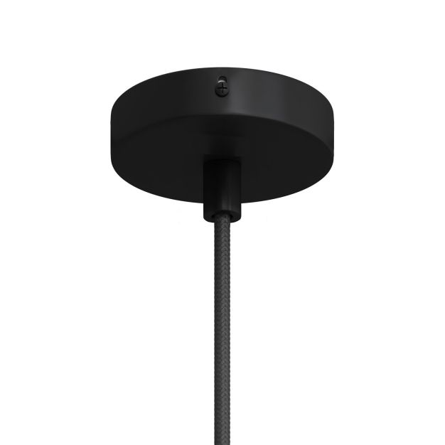 Creative Cables Mini - plafondrozet - Ø 8,3 x 2,5 cm - zwart