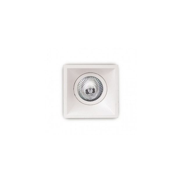 Maxlight Technics - inbouwspot 1L -  82 x 82 mm, Ø 78 mm inbouwmaat - wit
