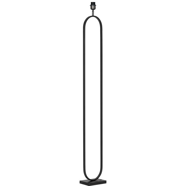 Searchlight - vloerlamp voet - 30 x 15 x 142 cm - mat zwart
