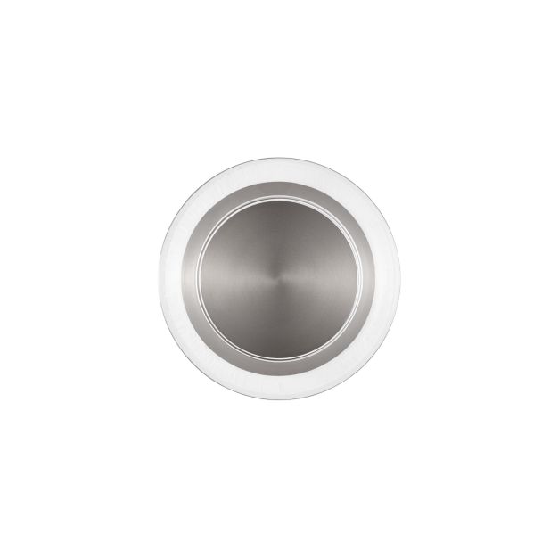 Nova Luce Airida - wandlamp - Ø 17 x 6 cm - 8W LED incl. - zwart nikkel