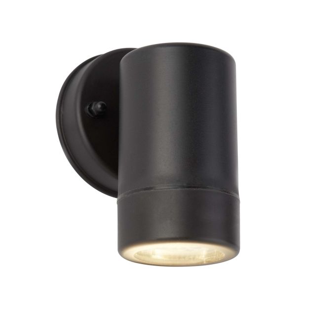 Searchlight Oakham - buiten wandverlichting - 8 x 12 cm - IP44 - zwart
