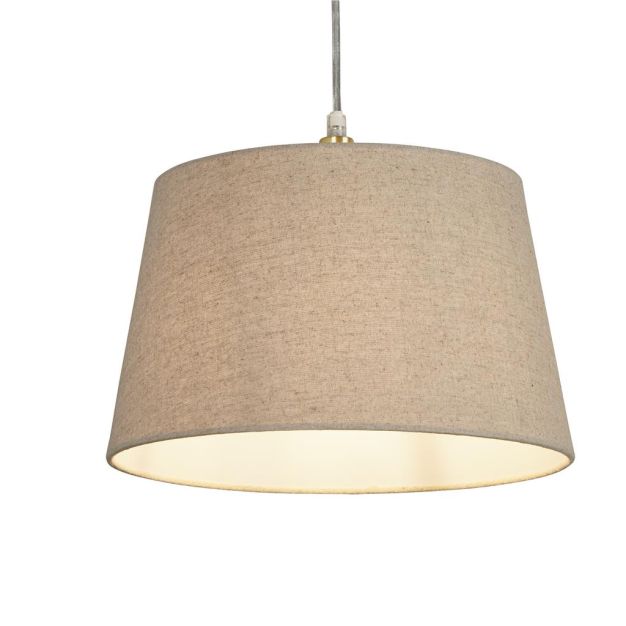 Searchlight Finn Tapered Shade - lampenkap - Ø 30 x 19 cm - naturel
