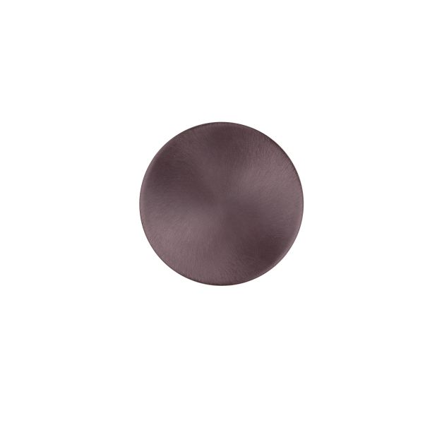 Nova Luce Cyrcle - wandlamp - Ø 22 x 3,5 cm - 12W LED incl. - geborstelde koffie