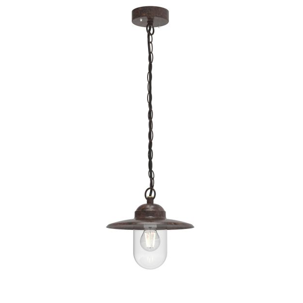 Nordlux Luxembourg - hanglamp - Ø 27,5 x 24 cm - roestig