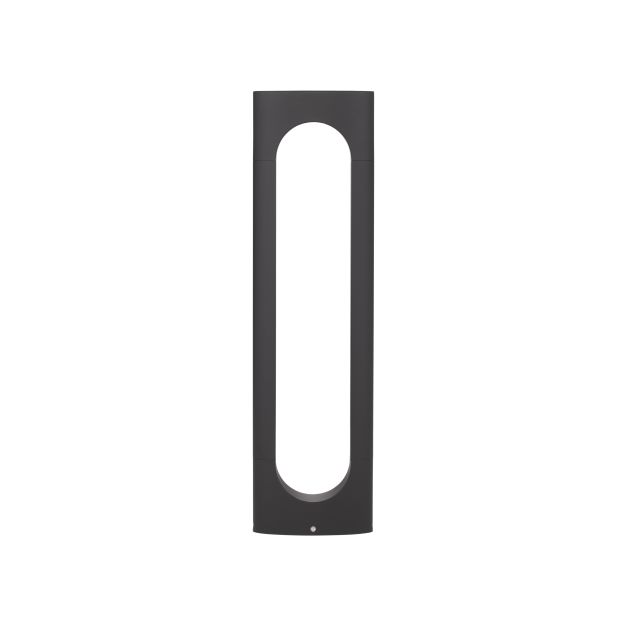 Nova Luce Portal - tuinpaal - 17,8 x 65 x 6,9 cm - 14W LED incl. - IP54 - donker antraciet
