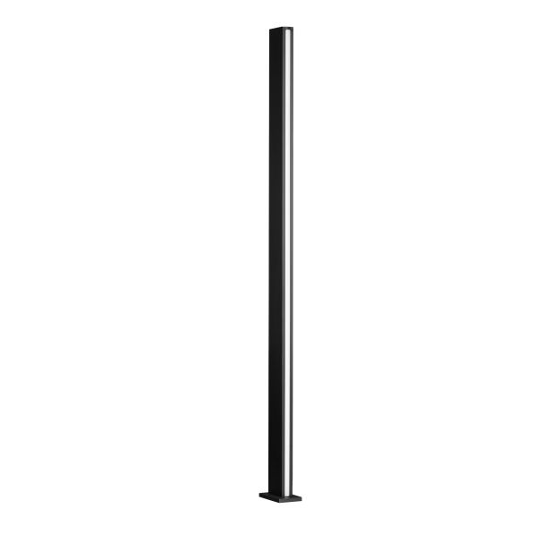 Nova Luce Sasso - tuinpaal - 15 x 170 x 9,5 cm - 22W LED incl. - IP54 - donker antraciet