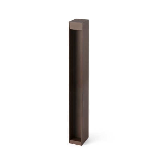Faro Cerler - tuinpaal - 9 x 60 cm - 9W LED incl. - IP65 - roestbruin