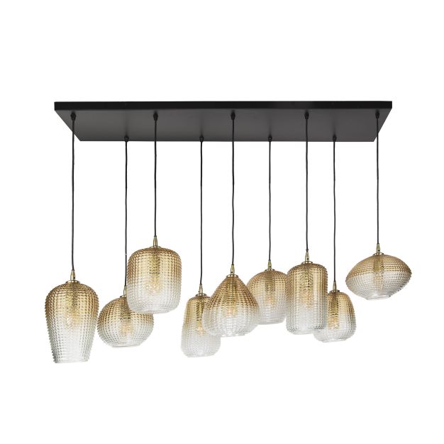 Vico Dot Pattern - hanglamp - 120 x 40 x 150 cm - amber