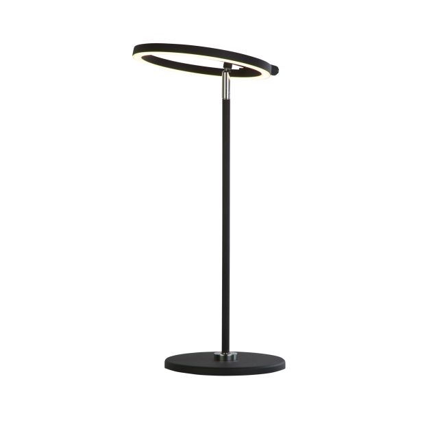 Searchlight Space - tafellamp - Ø 20 x 49 cm - 10W LED incl. - zwart