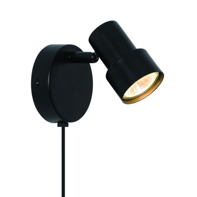 Nordlux Boston - opbouwspot - Ø 5,5 x 11,5 cm - zwart