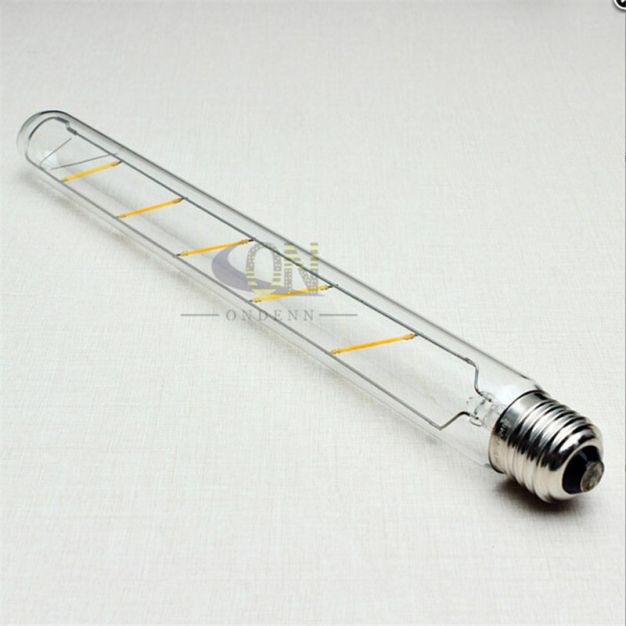 ETH LED lamp - Ø 3,0 x 30,0 cm - E27 - 4W niet dimbaar - 2200K - transparant