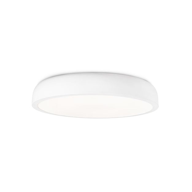 Faro Cocotte - plafondverlichting - Ø 43 x 8 cm - 30W LED incl. - glanzend wit