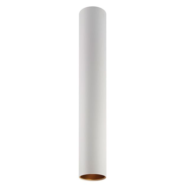 VK Lighting Koroidia - opbouwspot - Ø 7 x 50 cm - wit en goud