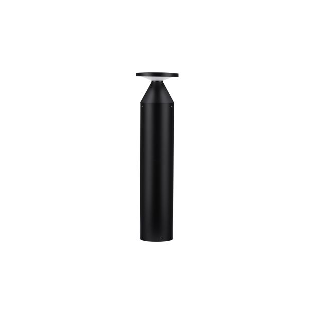 Nova Luce Neve - tuinpaal - Ø 13 x 50 cm - 11W LED incl. - IP65 - zandzwart