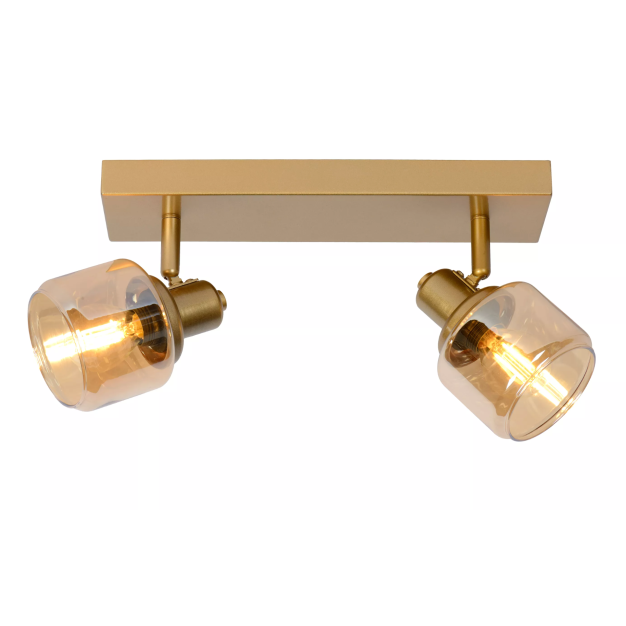 Lucide Bjorn - opbouwspot - 30 x 14 x 14 cm - mat goud