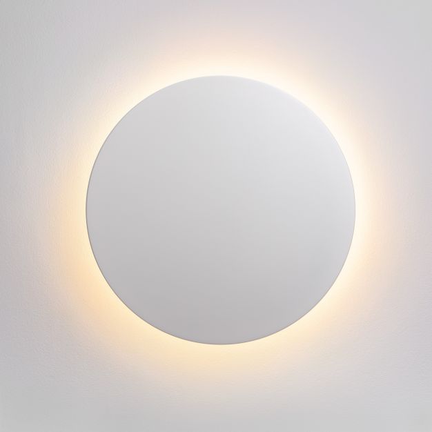 Nova Luce Copper - buiten wandverlichting - Ø 30 x 7,1 cm - 16W LED incl. - IP65 - wit