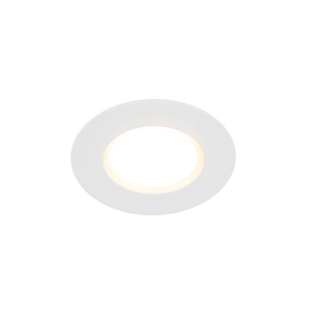 Nordlux Siege - inbouwspot - Ø 85 mm, Ø 72 mm inbouwmaat - 4,7W LED incl. - IP65 - wit