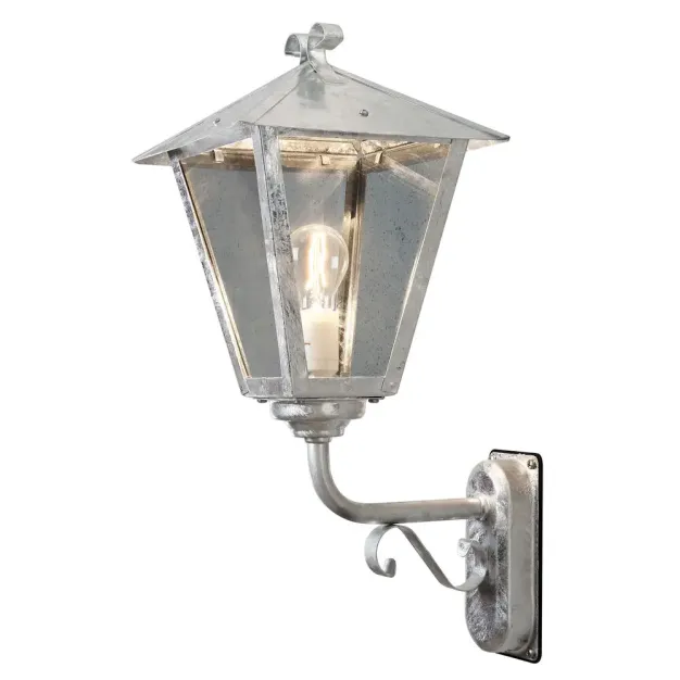 Konstsmide Benu - buiten wandlamp - 26 x 32 x 61 cm - IP23 - gegalvaniseerd staal