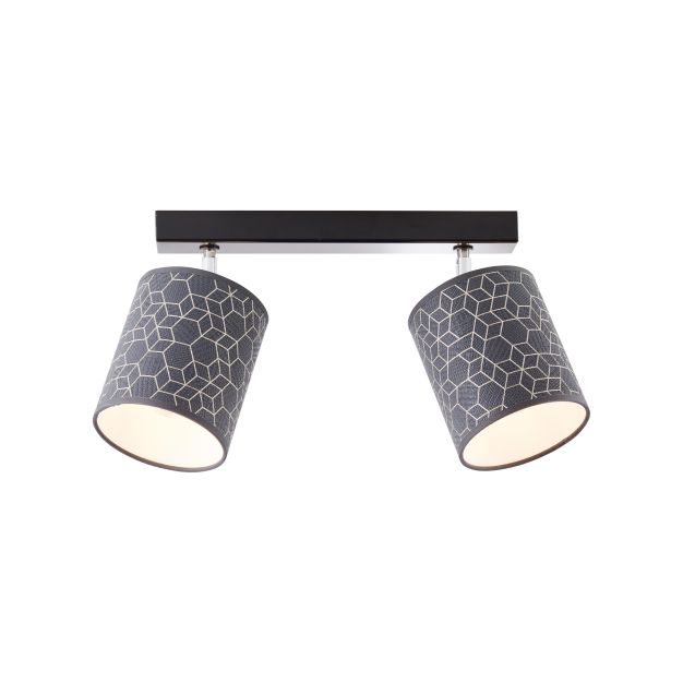Brilliant Galance - opbouwspot 2L - 59 x 35 x 24 cm - zwart