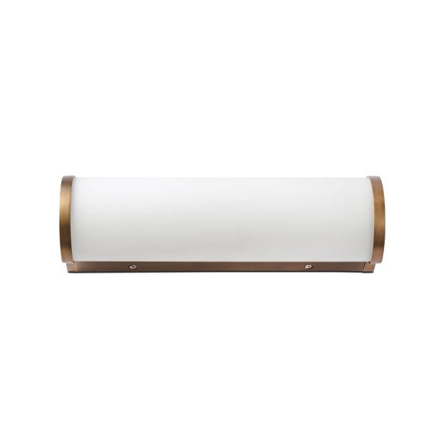 Faro Danubio - wandverlichting - 28,5 x 8 x 9 cm - 9W LED incl. - IP44 - brons