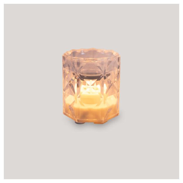 New Garden Jack 10 Lux - oplaadbare tafellamp - Ø 9,4 x 10 cm - 1W LED incl. - IP54 - transparant