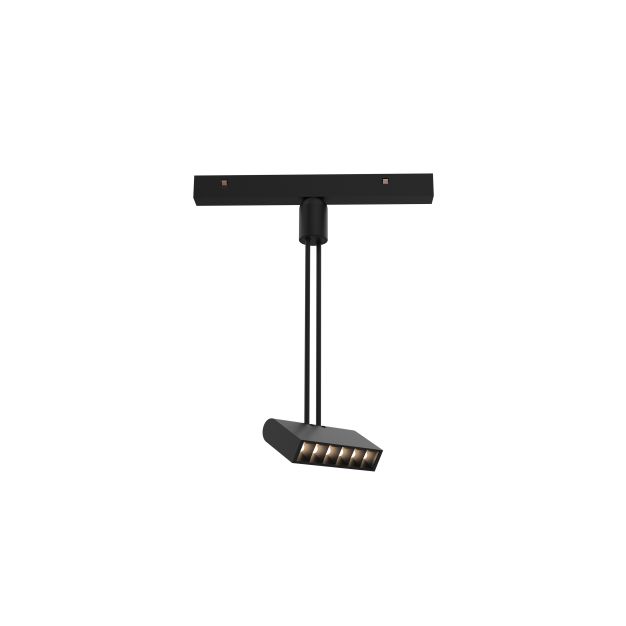 Nova Luce Planet 24V - lichtpunt magnetisch railsysteem - 30° - 10,4 x 2,2 x 31,2 cm - 6W LED incl. - zandzwart