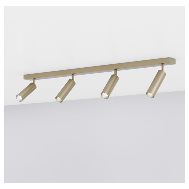 Amarcords Ciccio - opbouwspot - 90 x 6,0 x 2,5 cm - 6W LED GU10 incl. - brutanium