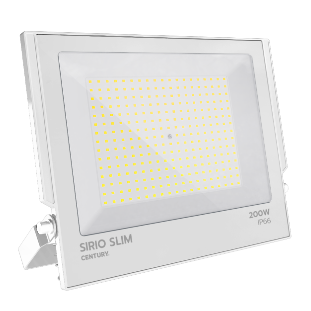 Century Italia Sirio Slim - verstraler - 36,6 x 3,4 x 30,3 cm - 200W LED incl. - 4000K - IP66 - wit