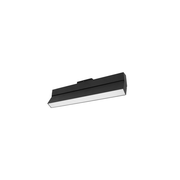 Nova Luce Buxton L - armatuur voor magnetisch railsysteem - 40,7 x 3,4 x 11,6 cm - 22W dimbare LED incl. - kantelbaar - zandzwart