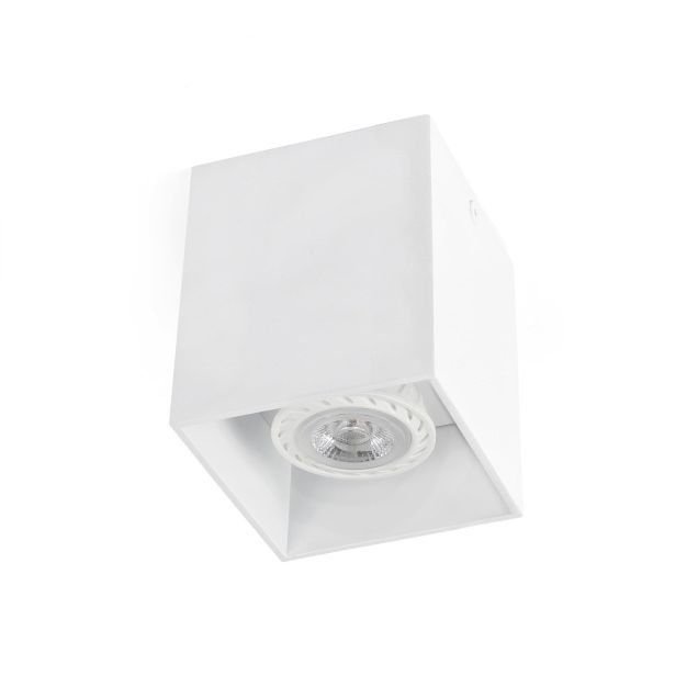Faro Tecto - plafondverlichting - 8,2 x 8,2 x 9,5 cm - mat wit