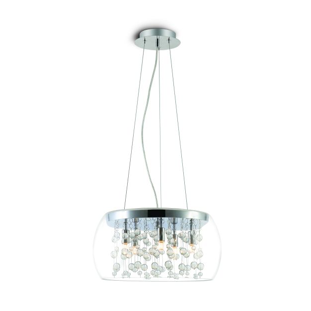 ONE Light Classic - hanglamp - Ø 40 x 120 cm - chroom