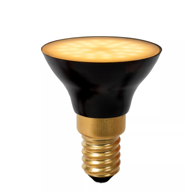 Lucide G45 LED spot - Ø 4,3 x 5 cm - E14 - 3 StepDim - 2700K - zwart