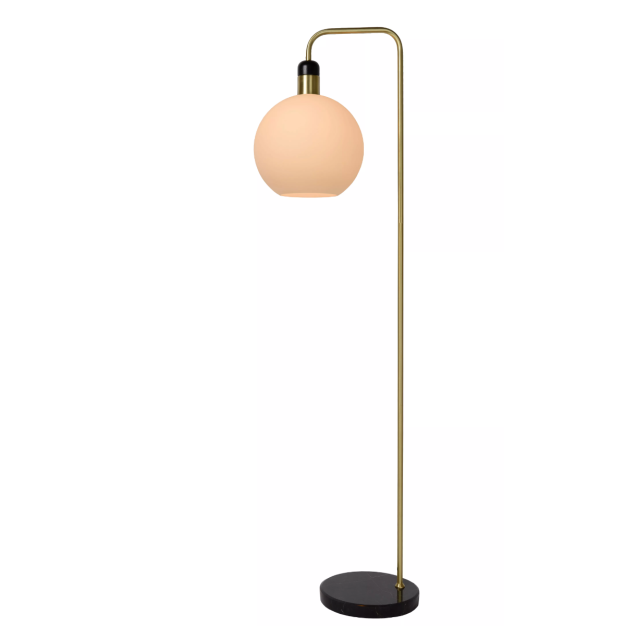 Lucide Julius - staanlamp - Ø 47 x 158 cm - opaal