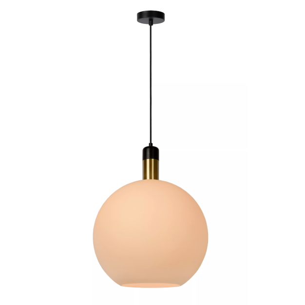 Lucide Julius - hanglamp - Ø 40 x 182 cm - opaal