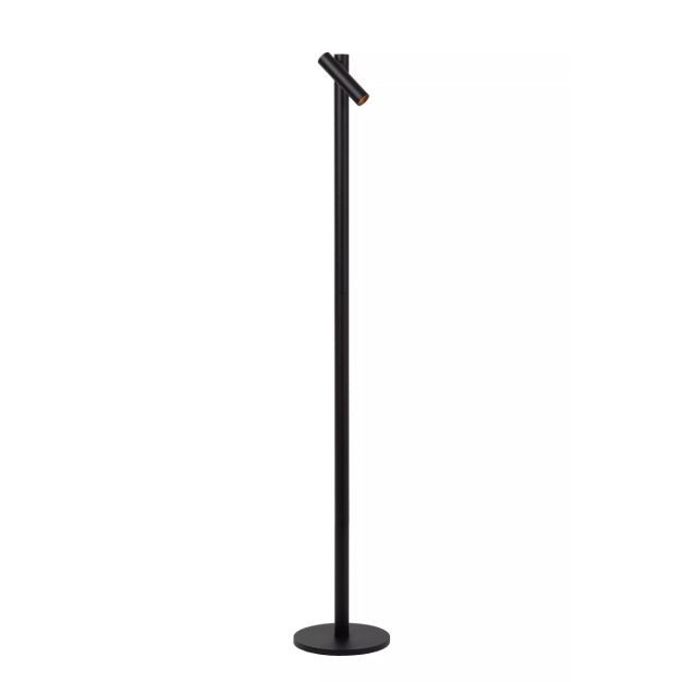 Lucide Antrim - Oplaadbare Leeslamp - 3 x 20 x 120 cm - 2,2W dimbare LED incl. - IP54 - Met draadloos oplaadstation - zwart