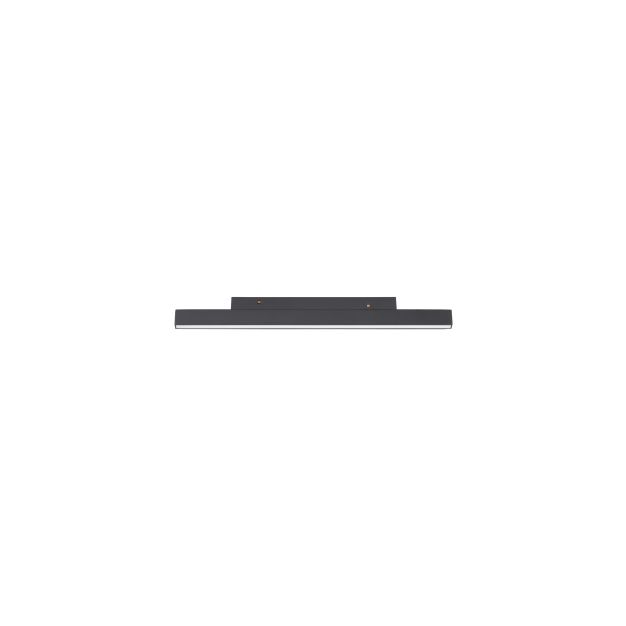 Nova Luce Ultra Slim - rail armatuur - 30 x 3,4 cm - 15W DALI dimbare LED incl. - warm witte lichtkleur - zwart