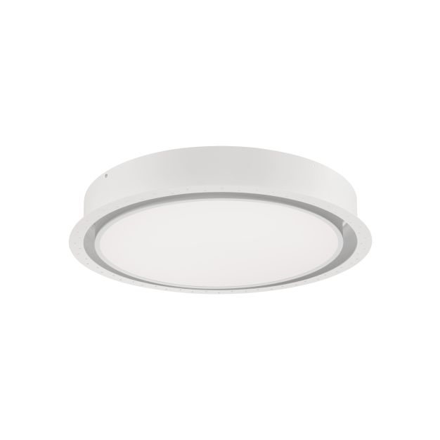Nova Luce Perfect Profile Trimless - inbouwspot op afstandsbediening (incl.) - Ø 600 mm, 670 mm inbouwmaat - 40W dimbare LED incl. - 2700K-6000K - wit