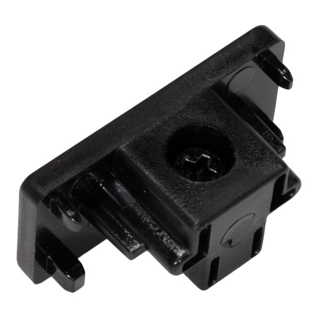 Projectlight Railsysteem - eindkap - zwart