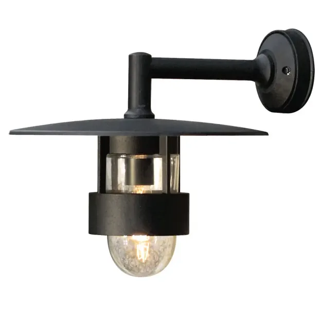 Konstsmide Freja - buiten wandlamp - 34 x 42 x 34 cm - IP23 - mat zwart