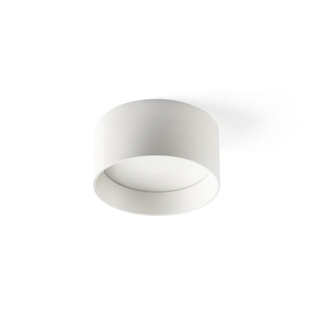 Faro Mizu - plafondlamp - Ø 14 x 7 cm - 15W LED incl. - mat wit