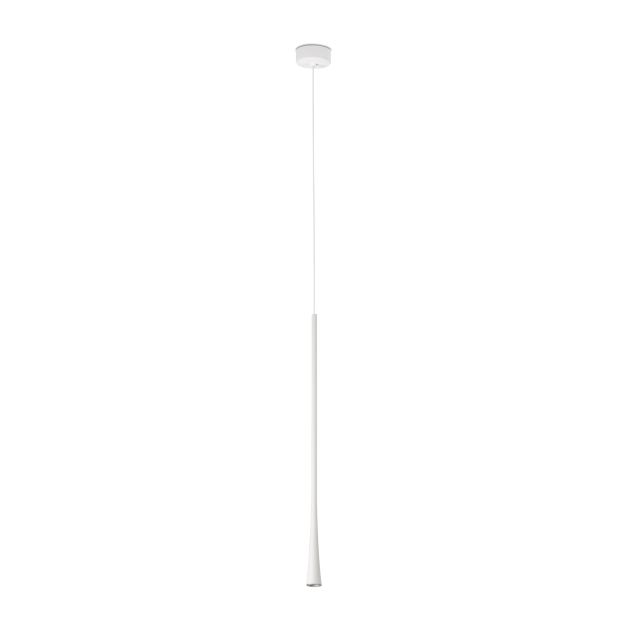 Faro Diana 600 - hanglamp - Ø 3,2 x 60 cm - 6W LED incl. - mat wit