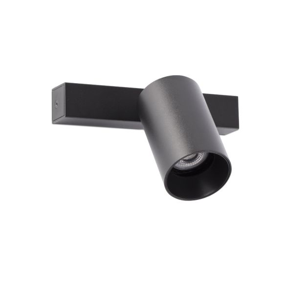 Faro Stan - opbouwspot 1L - 17,5 x 9,8 x 3,2 cm - zwart