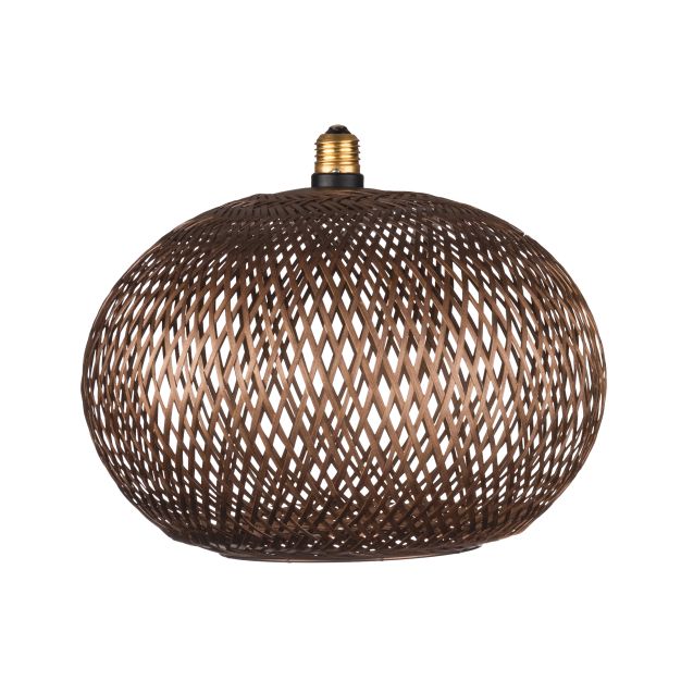 Segula Floating Bamboo LED Oval - Ø 30 cm - E27 - 6W dimbaar - 2200K - brons
